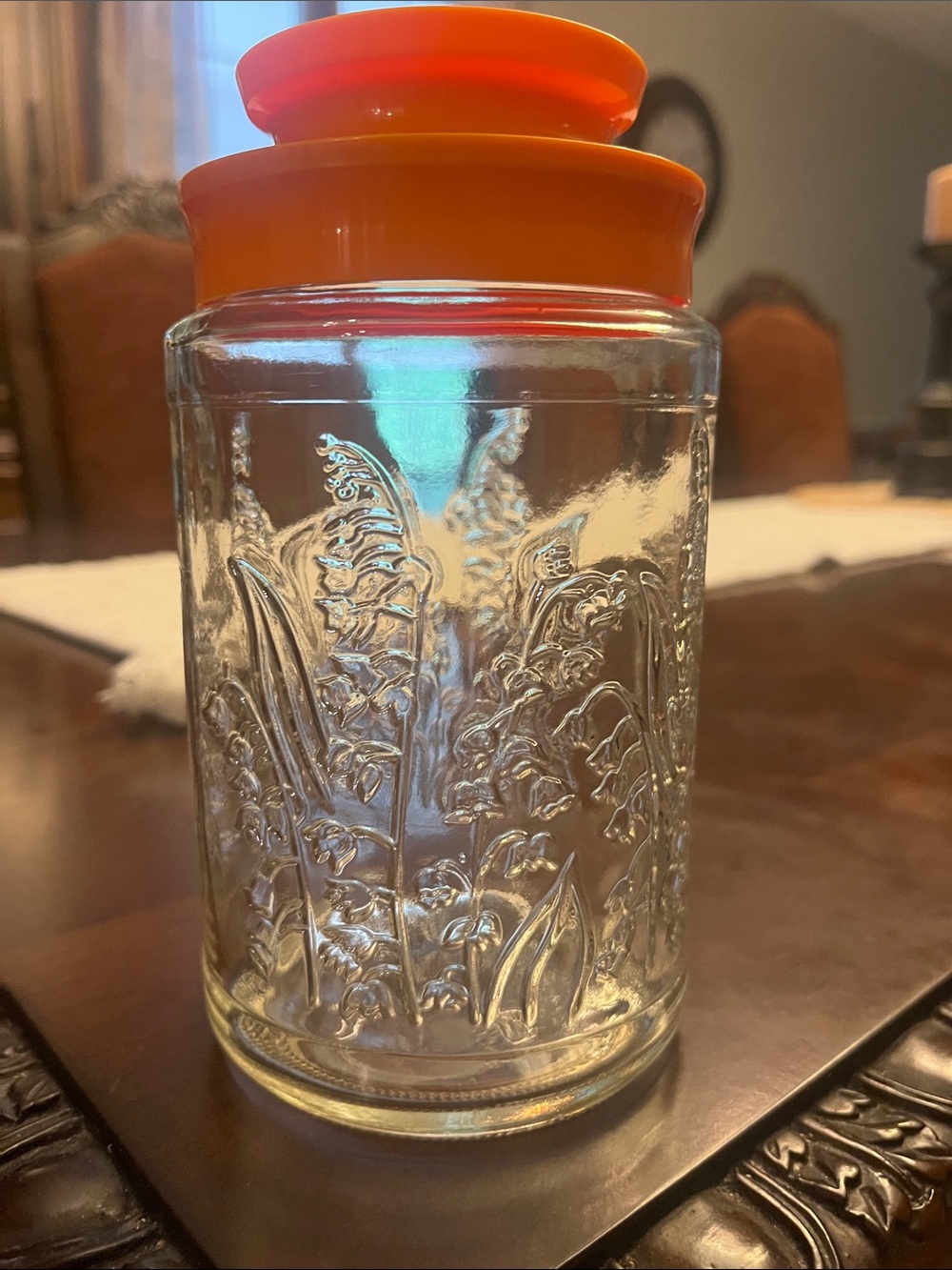 Vintage Tang Jar-Lilies Of The Vallet